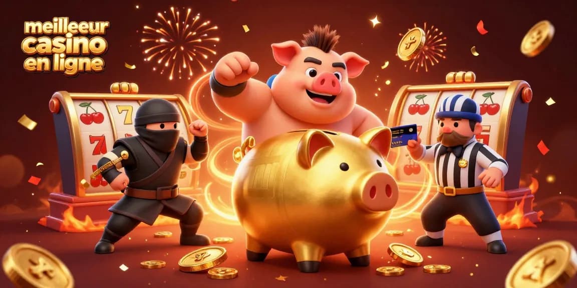 Jouez en toute confiance aux machines à sous dans le meilleur casino en ligne avec un héros amusant.