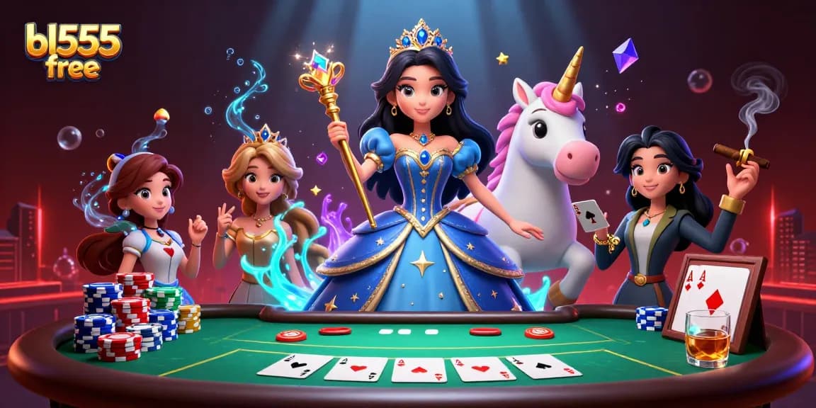 Play exciting games at bl555 free, featuring dynamic poker scenes and enchanting characters.