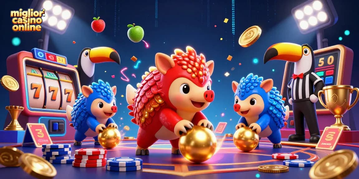 Scopri i migliori casino online con pangolini rivali che giocano tra slot e premi scintillanti.