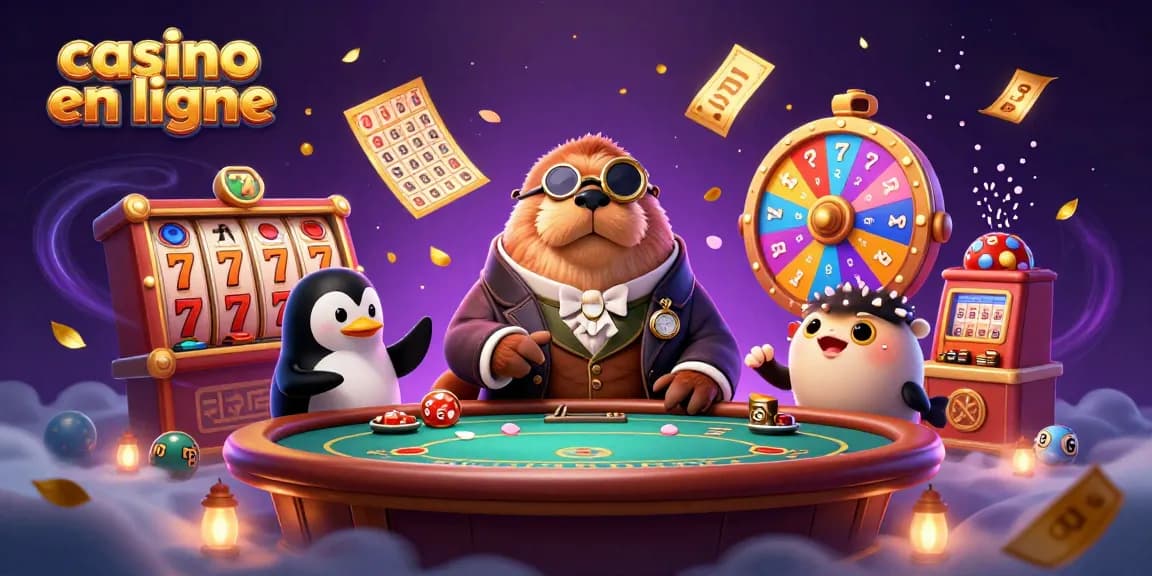 Casino en ligne : parties de poker sous-marines avec personnages rigolos