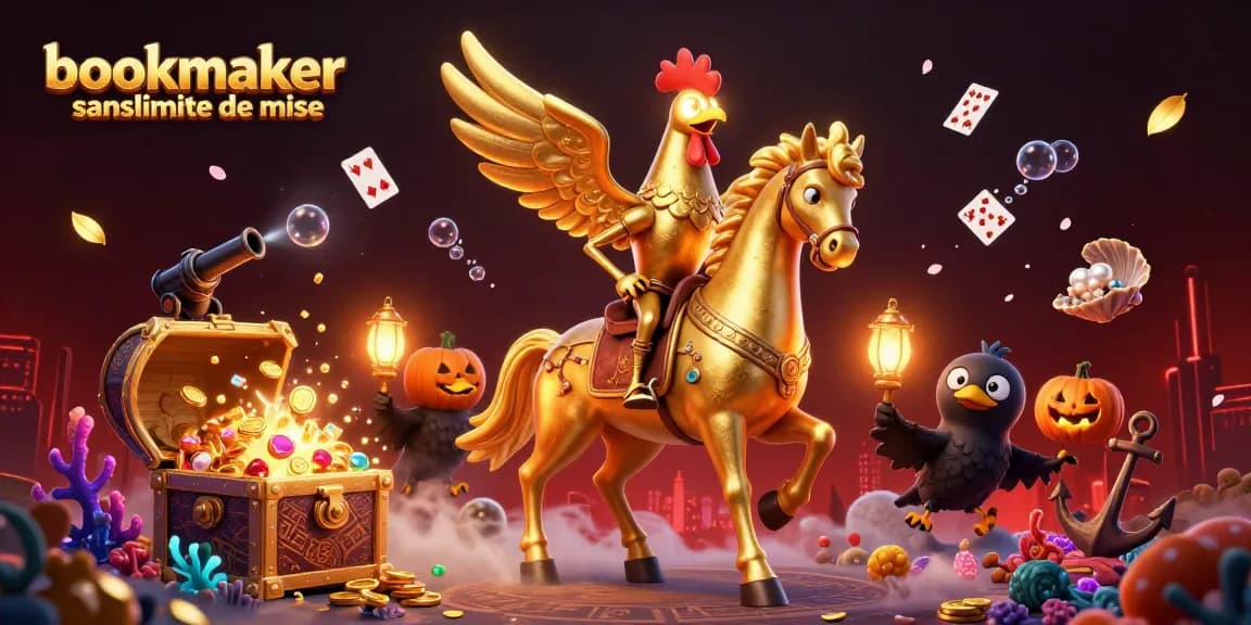 Pariez avec le bookmaker sans limite de mise pour maximiser vos gains dans un monde de paris hauts en couleur.