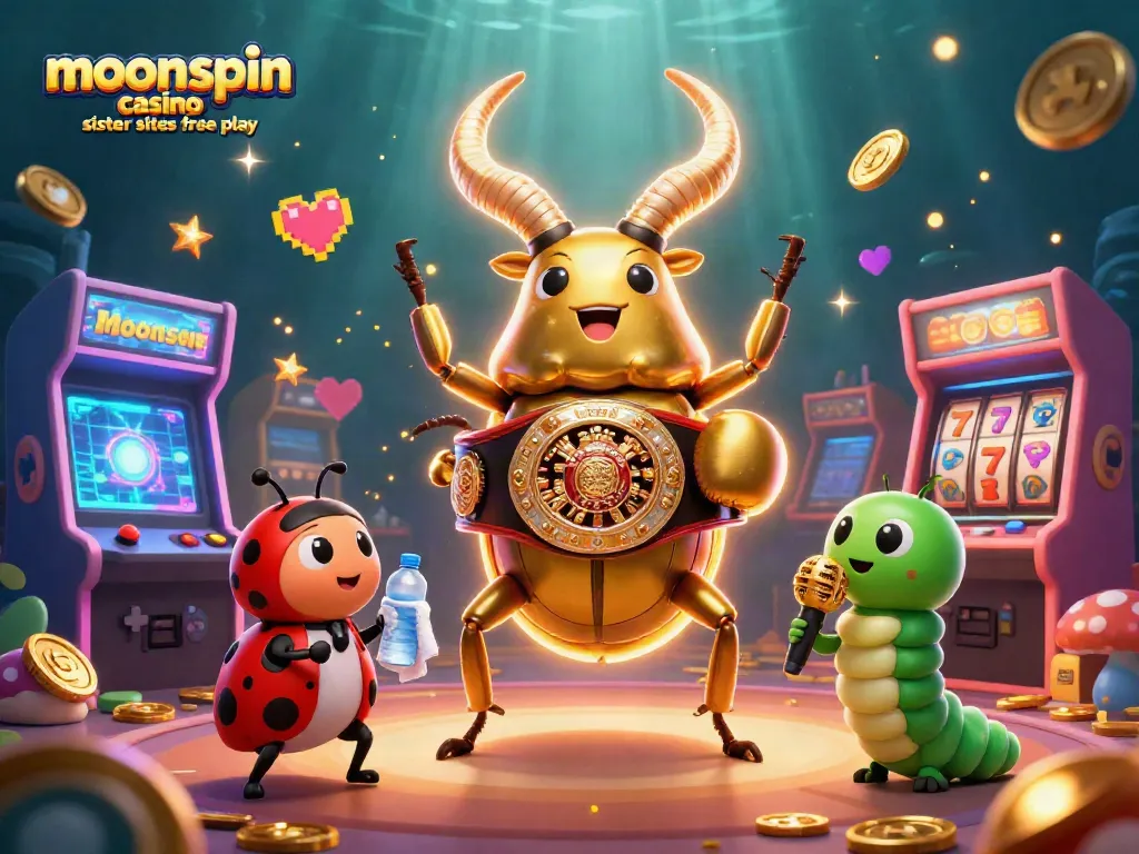 Play exciting games at moonspin casino sister sites free play equipped with slot reels and vibrant visuals.