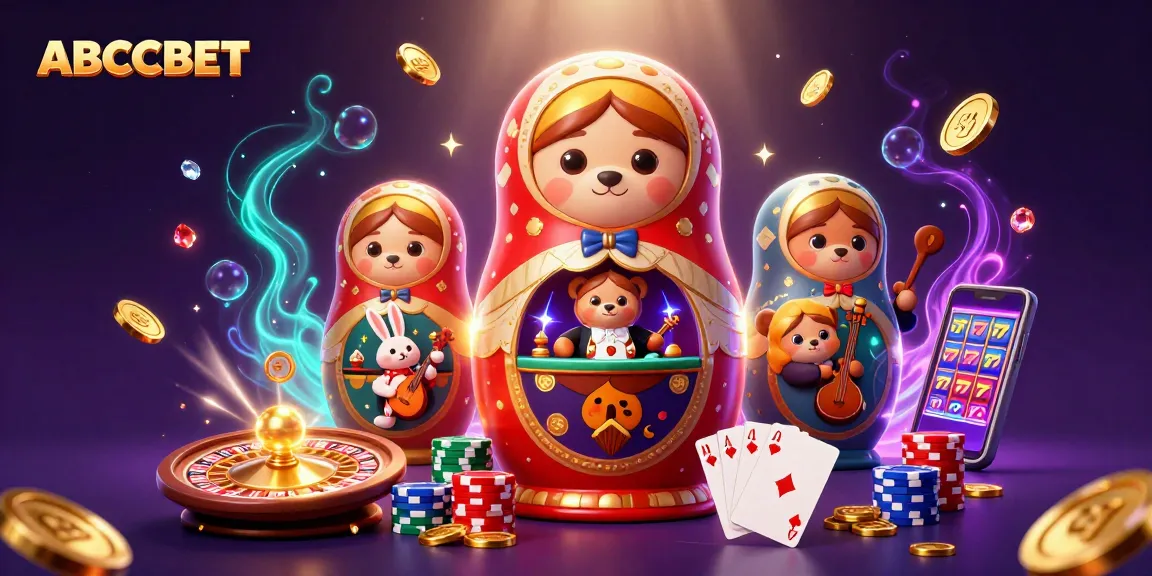 ABCBET reveals a vibrant 3D casino scene filled with whimsical characters and dynamic gaming elements.