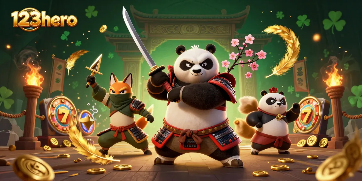 Experience thrilling gameplay with 123hero's vibrant casino scene featuring dynamic characters and rich elements.