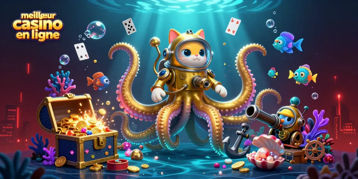 Jouer au meilleur casino en ligne avec des gains d'or dans un monde sous-marin captivant.