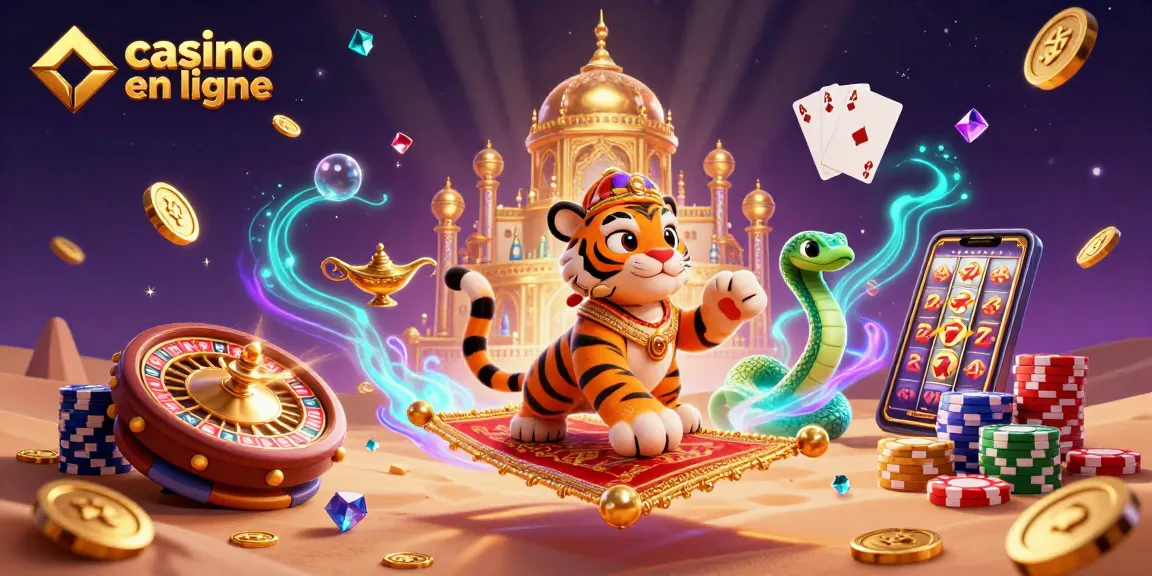 Jouez au casino en ligne avec des machines à sous et des jets de pièces d'or, ambiance ludique et dynamique.