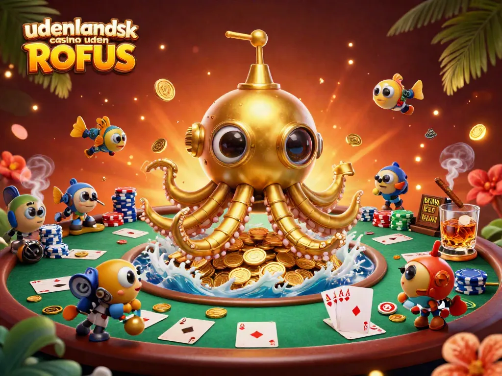 Experience gaming excitement at udenlandsk casino uden ROFUS with tentacled treasures and poker action.