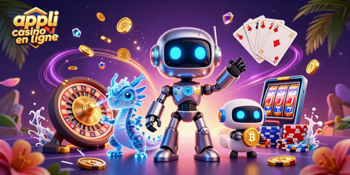 Jouez avec l'appli casino en ligne et découvrez la magie des robots et dragons holographiques.