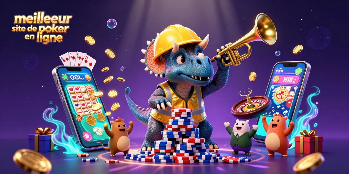 Construisez votre stratégie sur le meilleur site de poker en ligne avec une scène animée de poker passionnante.