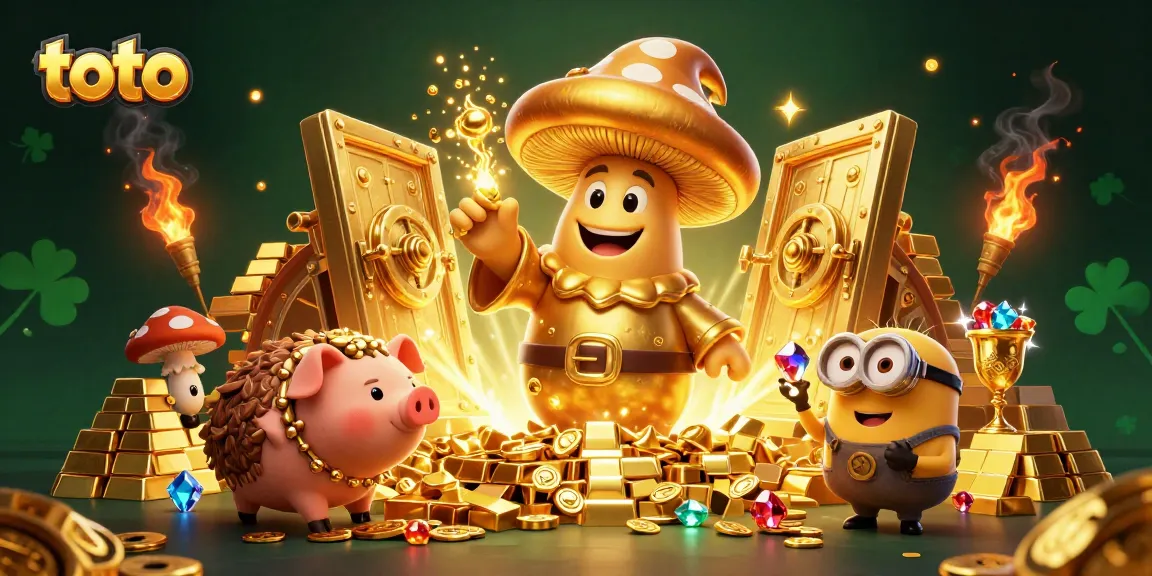 Menyaksikan togel toto yang menakjubkan bersama karakter ajaib dan harta karun emas