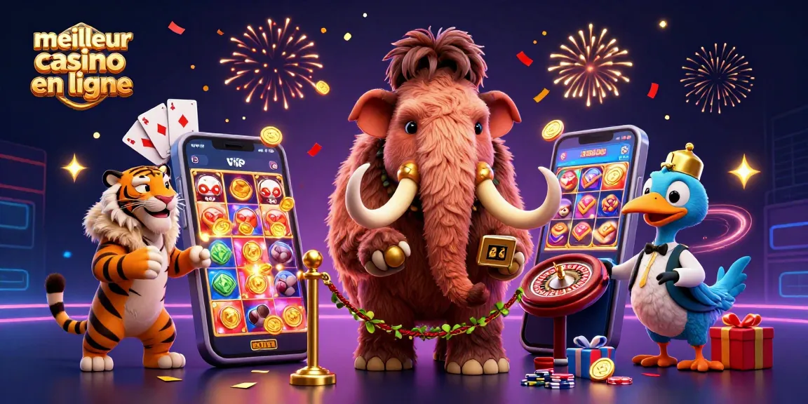 Venez découvrir le meilleur casino en ligne avec un mammouth bouncer et un tigre VIP pour une expérience inédite.