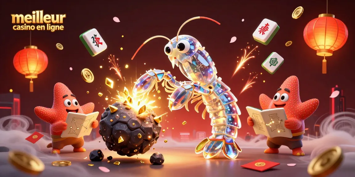 Gagnez au meilleur casino en ligne avec des éléments de jeux de cartes et des lanternes en or.