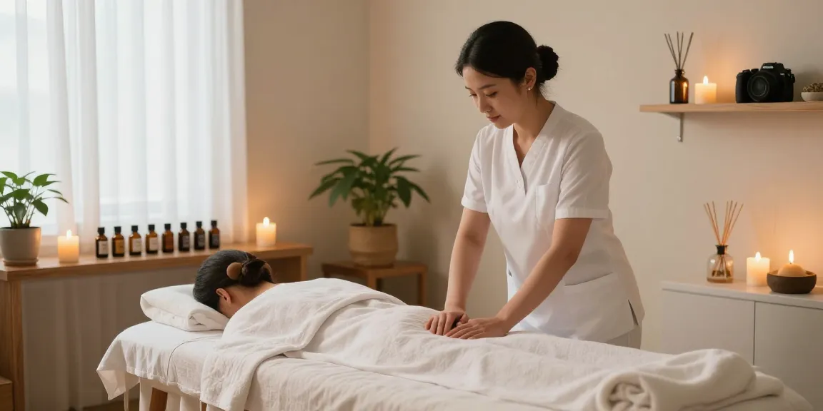 Experience relaxation with 부천출장안마 in a calming massage therapy environment