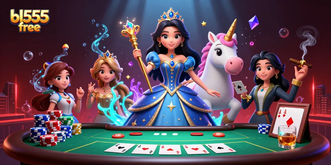 Play exciting games at bl555 free, featuring dynamic poker scenes and enchanting characters.