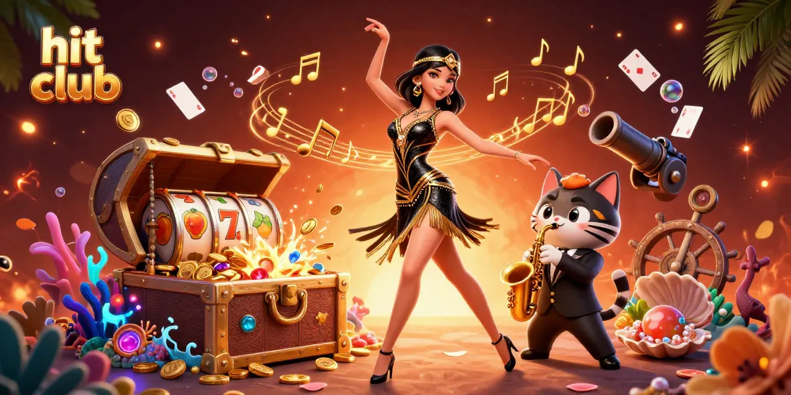 Experience thrilling gameplay at hit club with vibrant slot reels and dynamic elements.