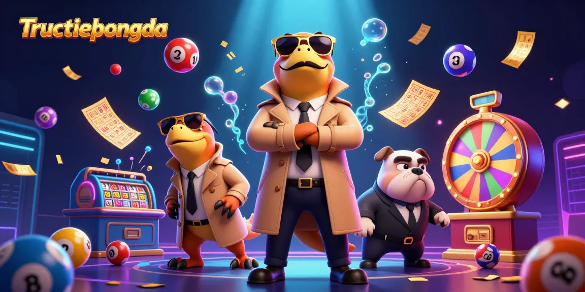 Experience Tructiepbongda with three raptors hilariously attempting to enter a VIP casino, surrounded by vibrant gambling elements.