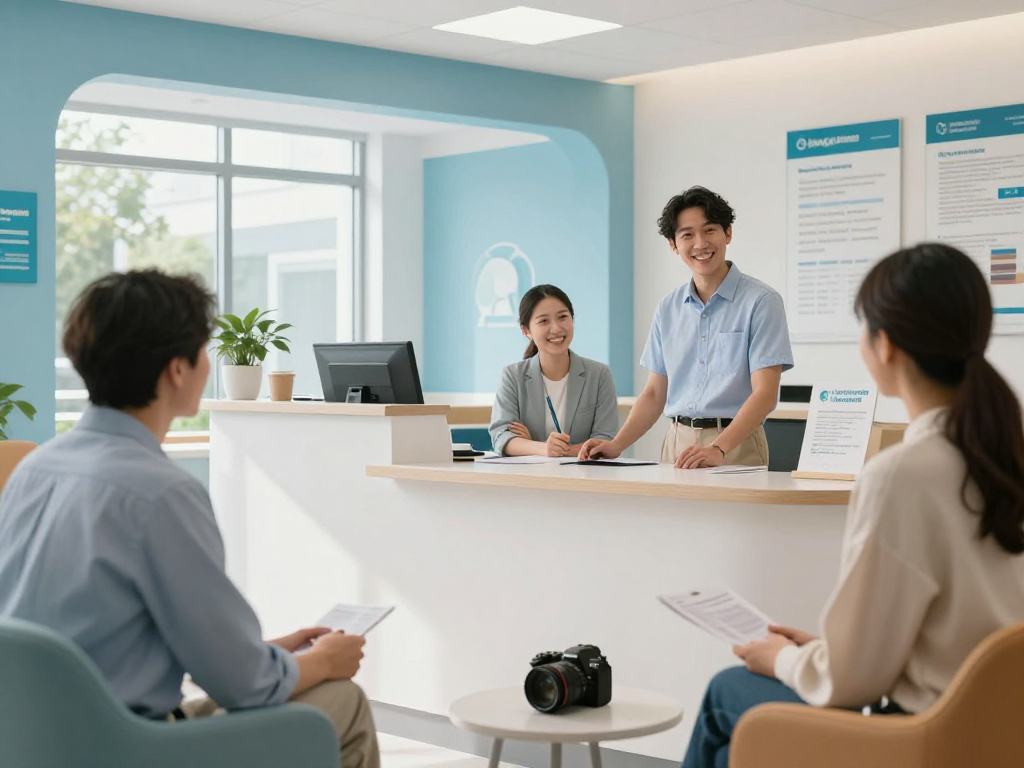 Psychoeducation and patient care in a modern healthcare facility during psychiatric assessment, showcasing compassionate doctor consultation.