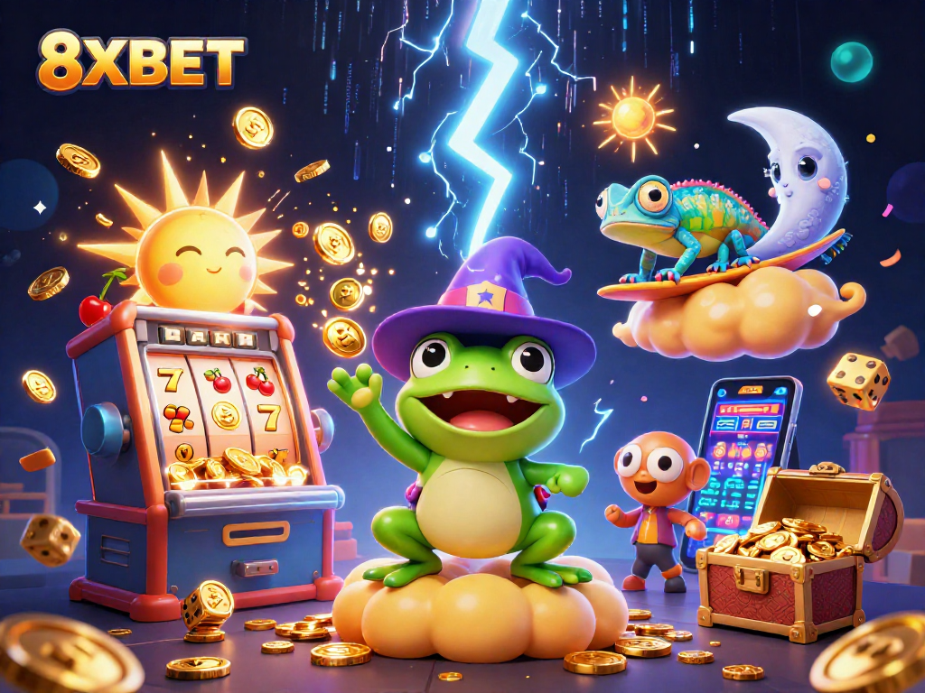 Experience thrilling wins at 8XBET with vibrant casino adventures featuring enchanting characters.