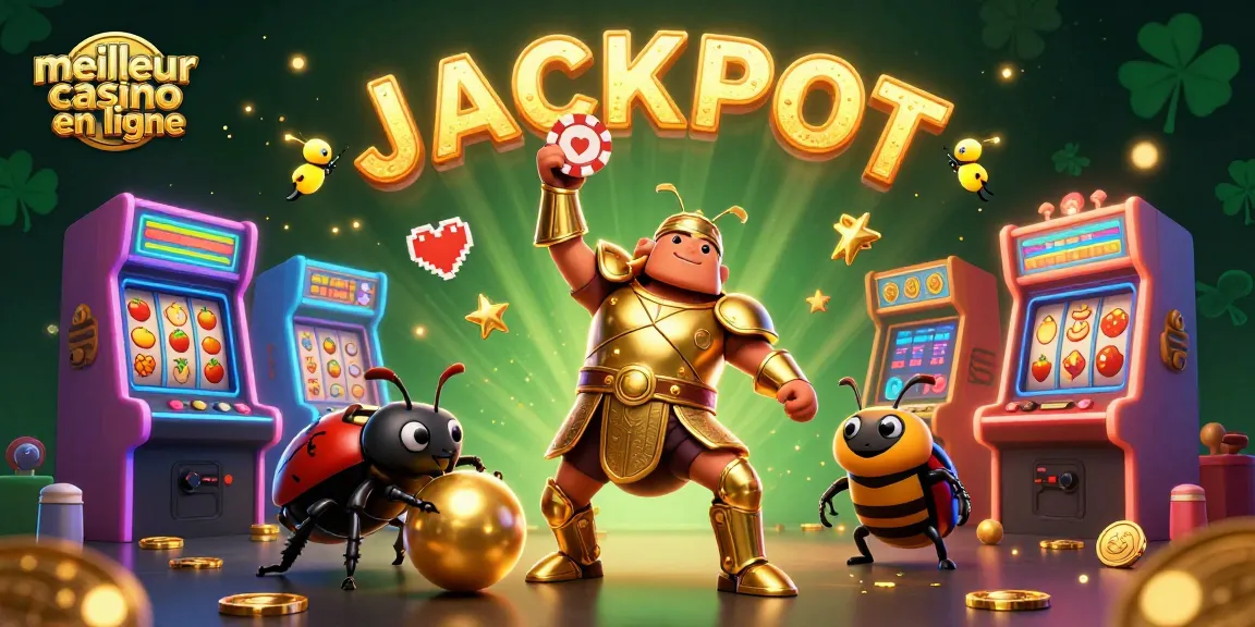 Découvrez le meilleur casino en ligne avec ce héros en armure gagnant un jackpot immense.