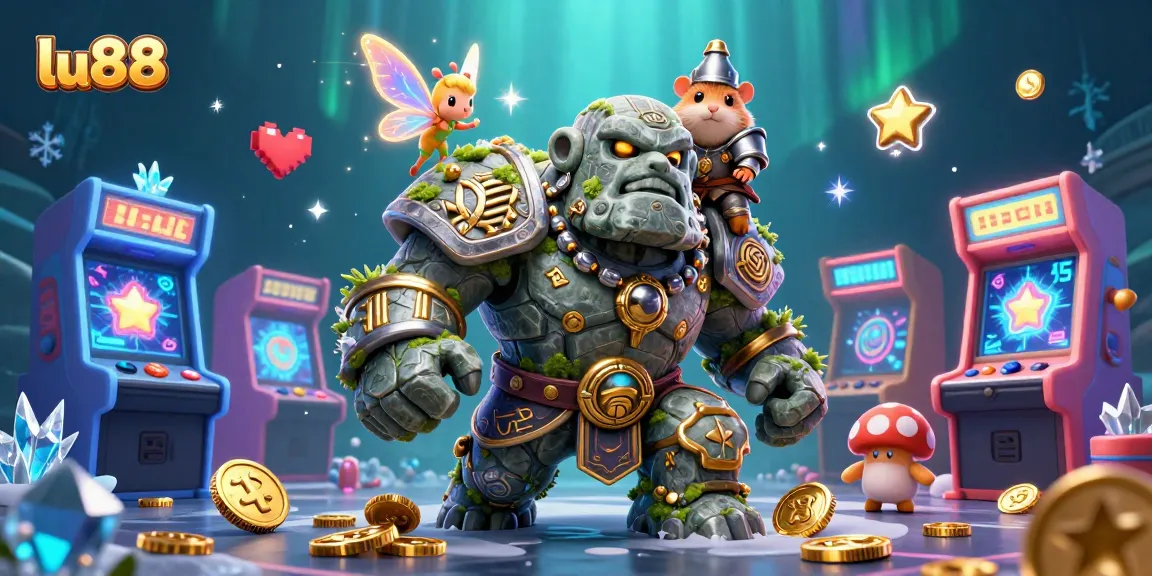 Engage in thrilling gameplay at lu88 with enchanting characters and vibrant casino visuals.