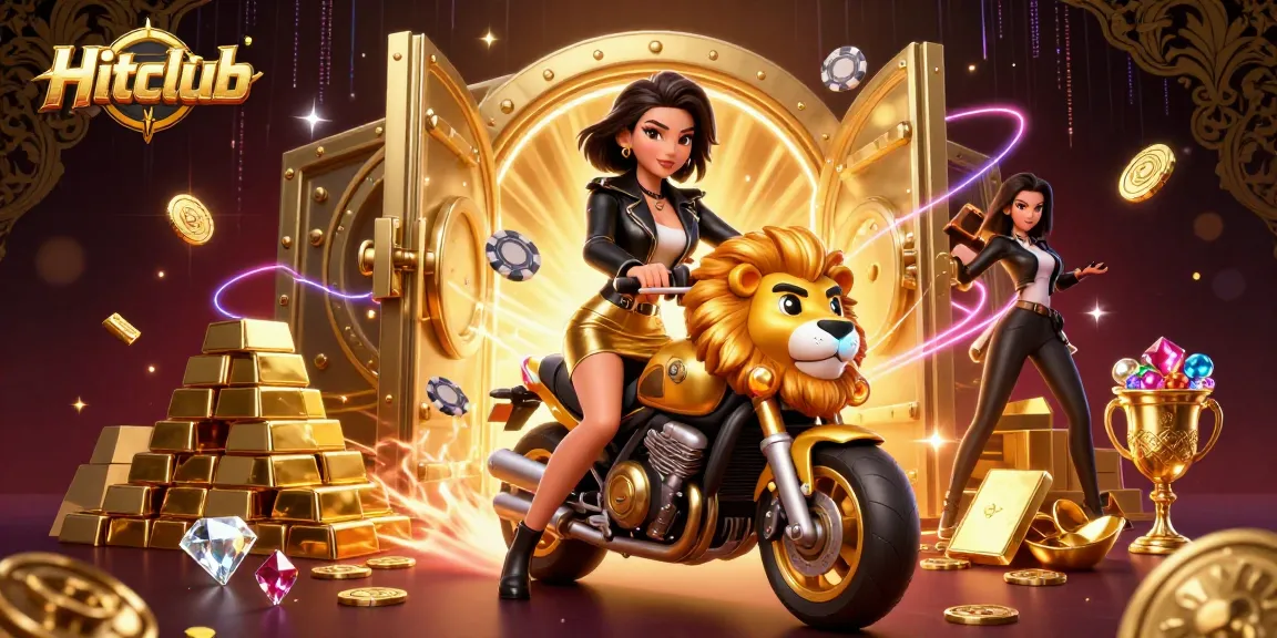 Hitclub transforms your gaming experience with thrilling wins from a vibrant golden casino scene.