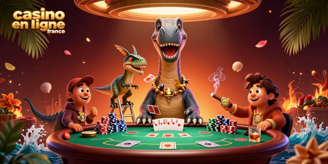 Jouez au poker dans un fabuleux casino en ligne France avec des personnages animés captivants.