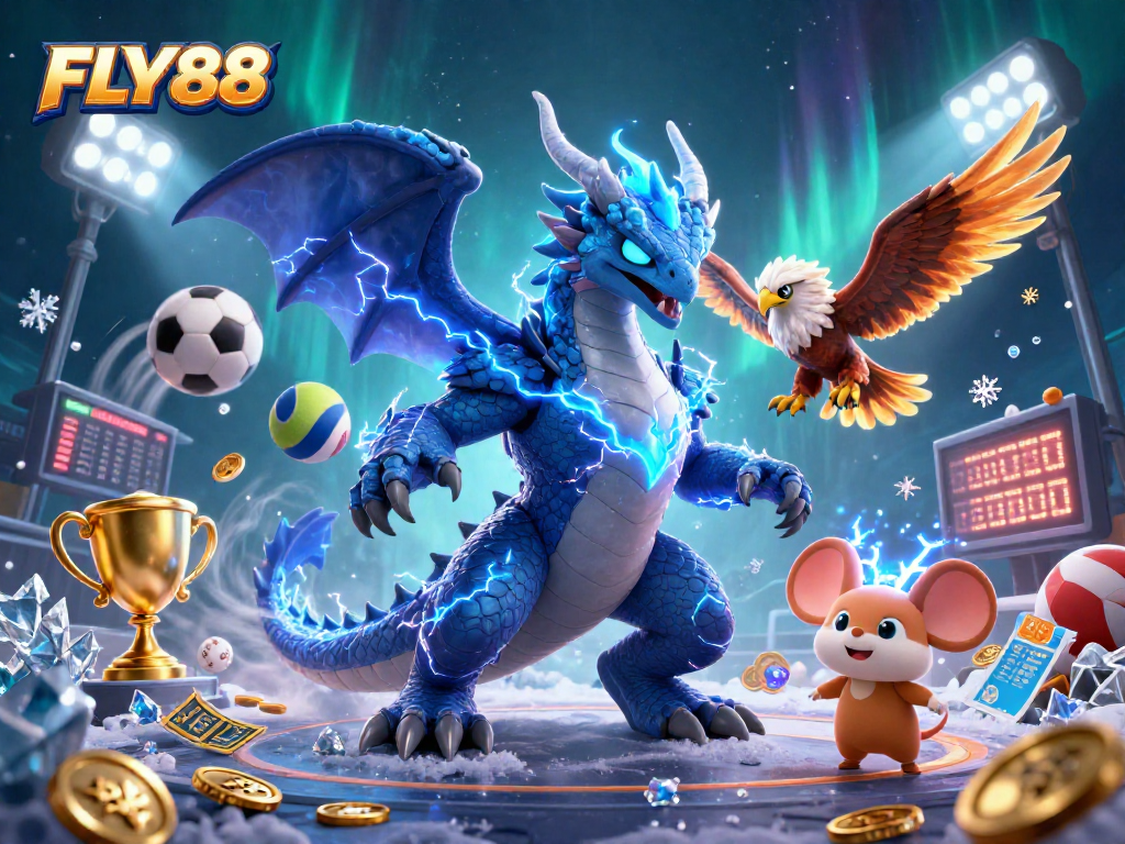 Experience thrilling gaming at FLY88 with dynamic casino characters and rich 3D elements.