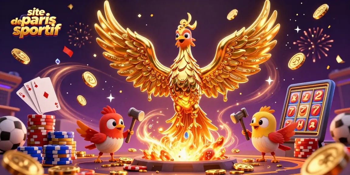 Visualisez le site de paris sportif avec des personnages de casino dynamiques et des éléments de jeu excitants.