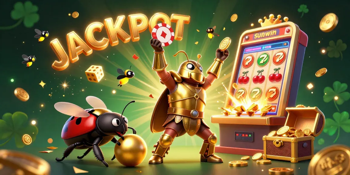Experience the thrill of winning at sunwin with a dynamic slot scene bursting with excitement.