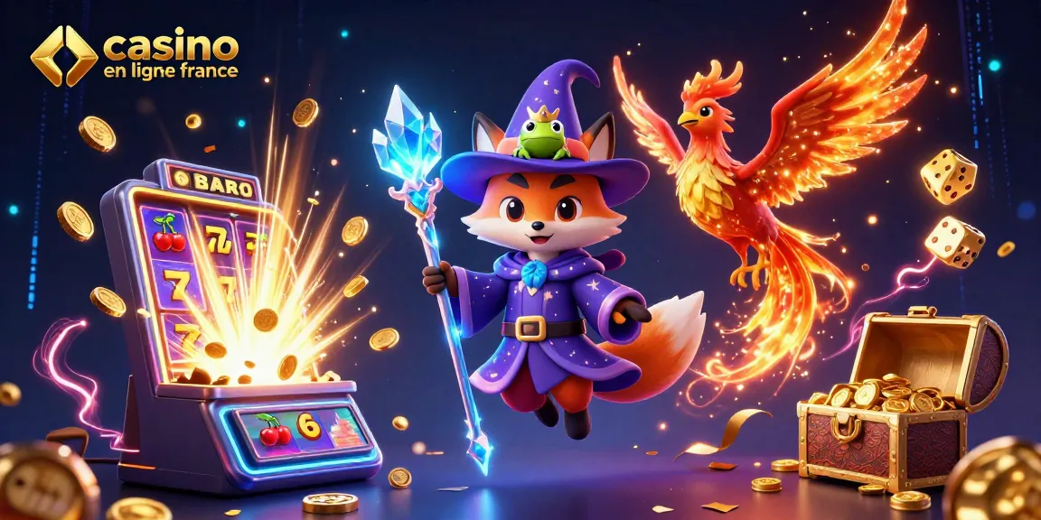 Vivez l'expérience du casino en ligne en France avec ce mage et ses incroyables compagnons.