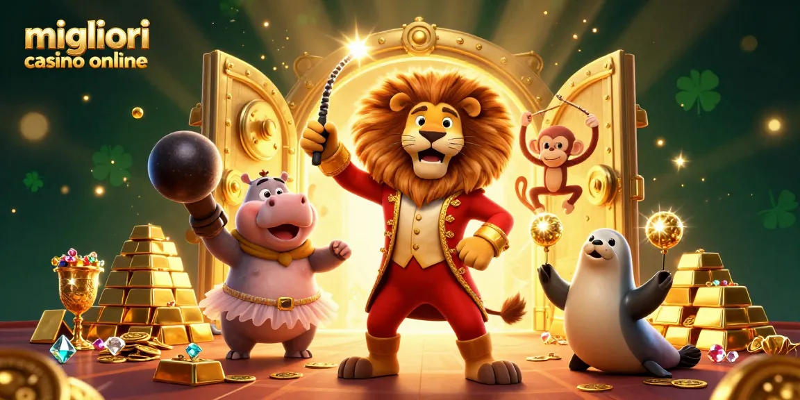 Scopri i migliori casino online attraverso un'avventura colorata con personaggi fantastici e tesori scintillanti.