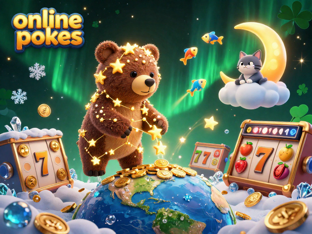 Enjoy online pokies with animated slots, stars, and a playful cosmic theme.
