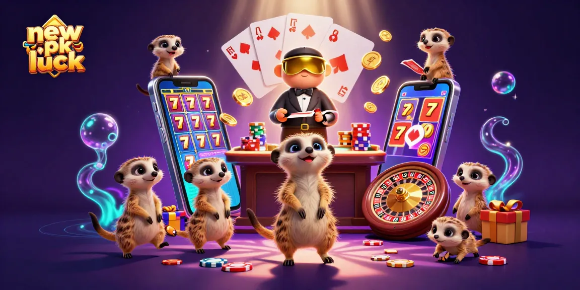 Win big at new pk luck casino with meerkats running exciting games and vibrant slot machines.