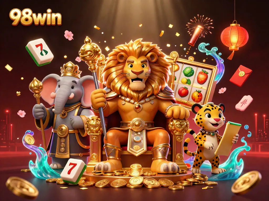 Engage in thrilling action with 98win, experience the excitement of jackpots in a vibrant casino world.