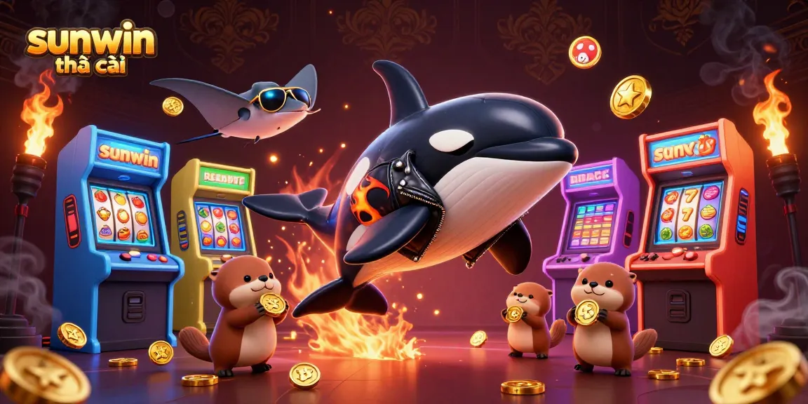 Engage in thrilling gameplay at sunwin nhà cái with vibrant characters and casino-themed elements.