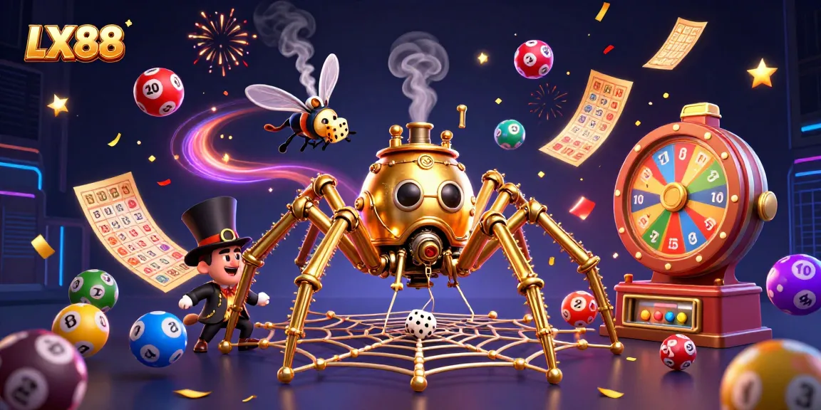 Experience the excitement of LX88 with dynamic casino elements and a whimsical steampunk theme.