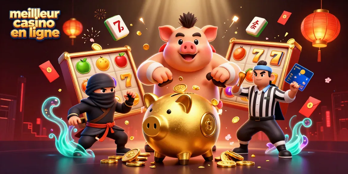 Illustration dynamique de personnages au casino, représentant le meilleur casino en ligne.