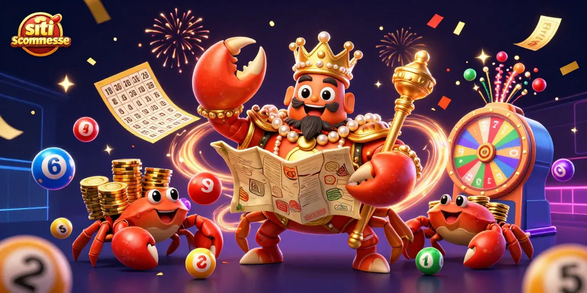 Siti scommesse: divertiti scommettendo con un imperatore granchio e elementi di gioco vivaci