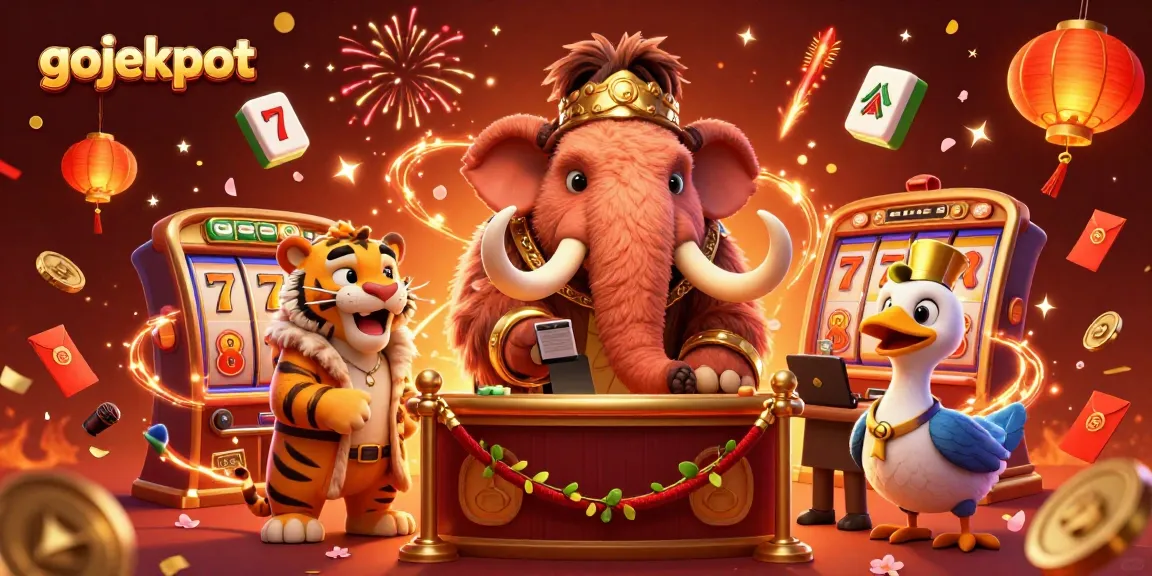 Engage with the thrilling gojekpot casino scene featuring vibrant characters and dynamic elements.