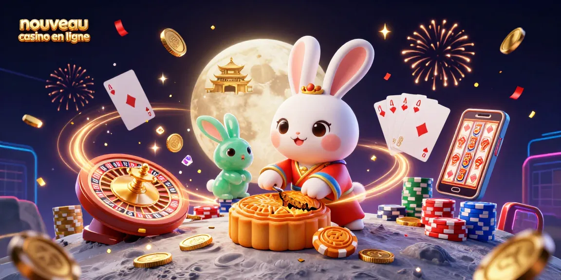 Jouer au nouveau casino en ligne avec un rabbin lunaire et des jetons de poker éclatants.
