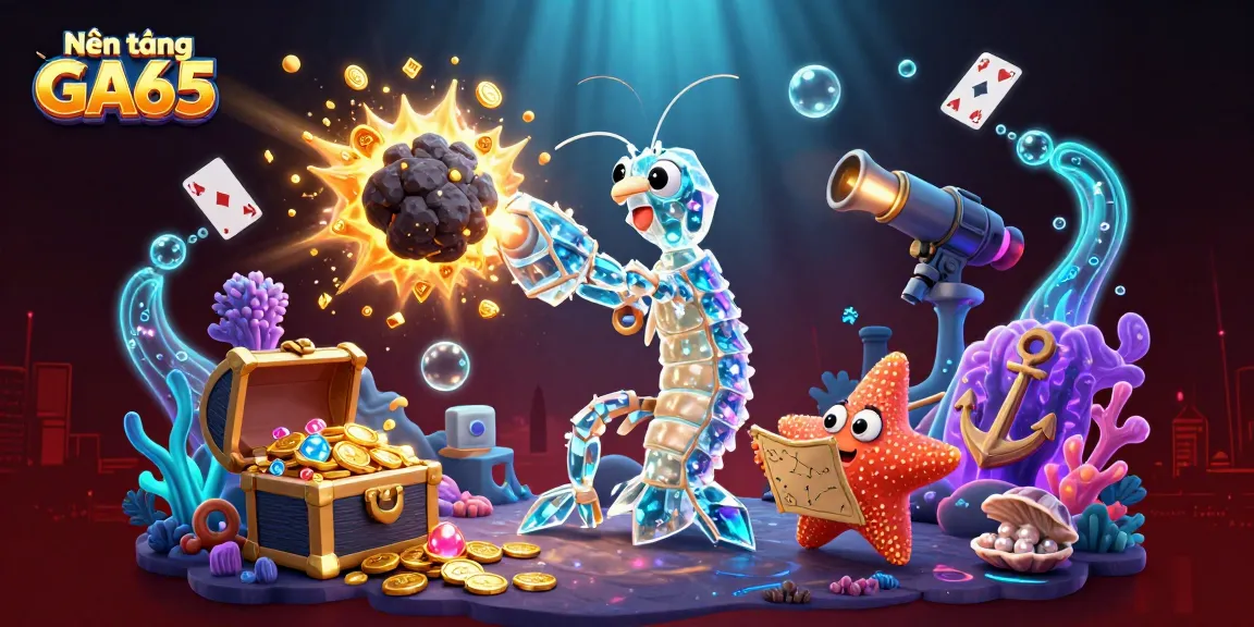 Experience the thrilling action of Nền tảng GA65 in this exciting casino-themed illustration.