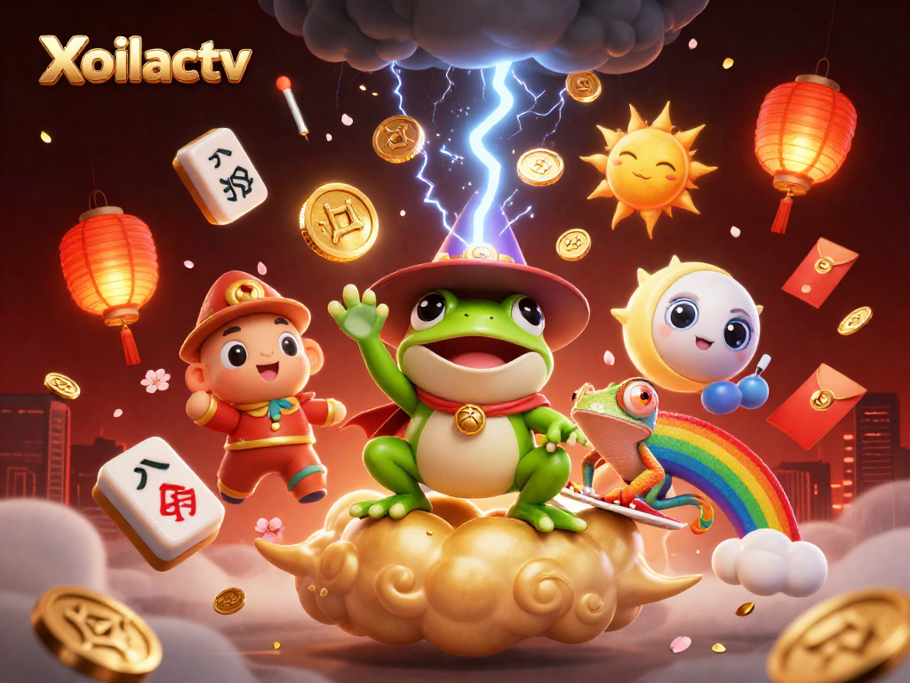 Engage in thrilling wins with Xoilactv's vibrant 3D scene of luck and charm.