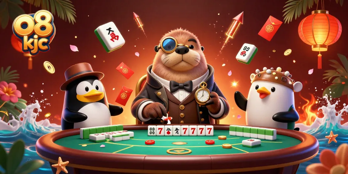 Engage in thrilling gameplay with o8 kjc at an underwater poker table, featuring cartoon characters and vibrant casino elements.