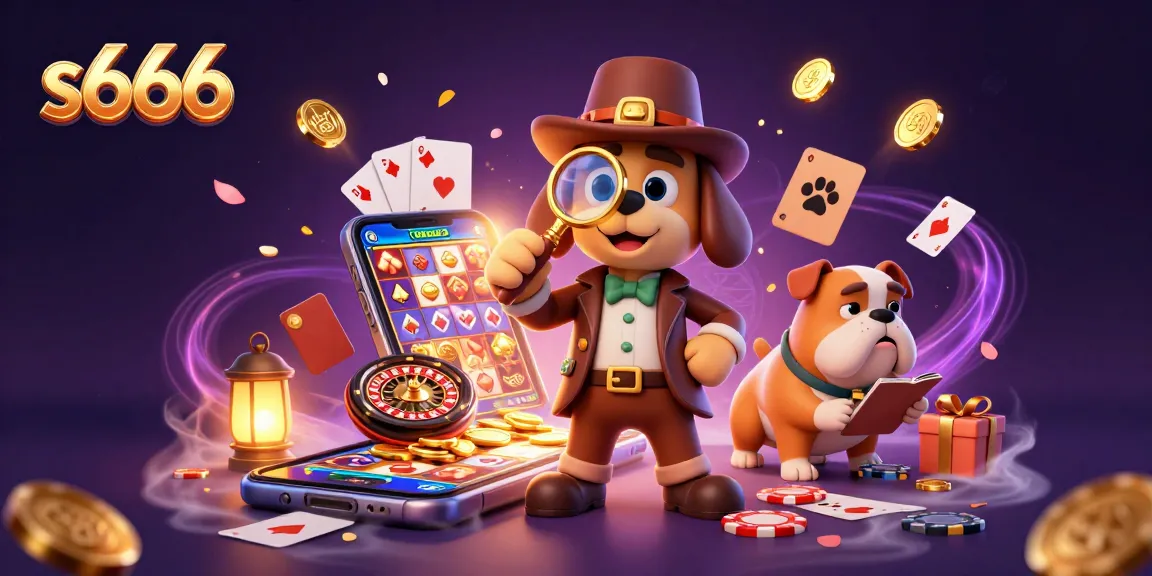S666 reveals thrilling casino adventures as a detective explores poker chips and slots.