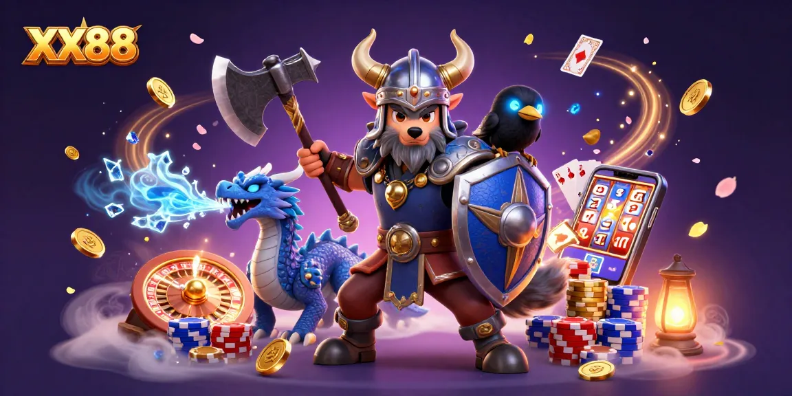 Experience the vibrant world of XX88 casino with immersive characters and rich gameplay elements.