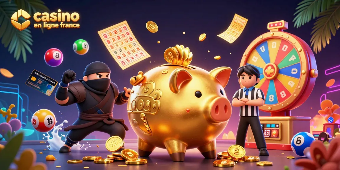 Jouez sur le casino en ligne France avec un cochon tirelire sumo et un ninja !