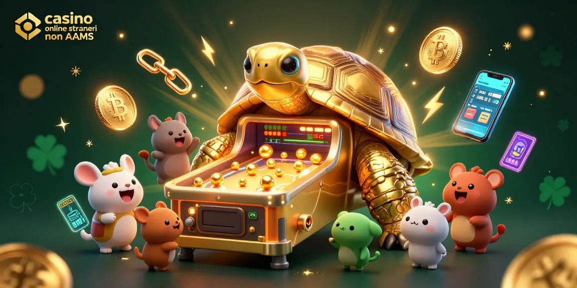 Giocando ai casinò online stranieri non AAMS con animali e monete crypto illuminati.